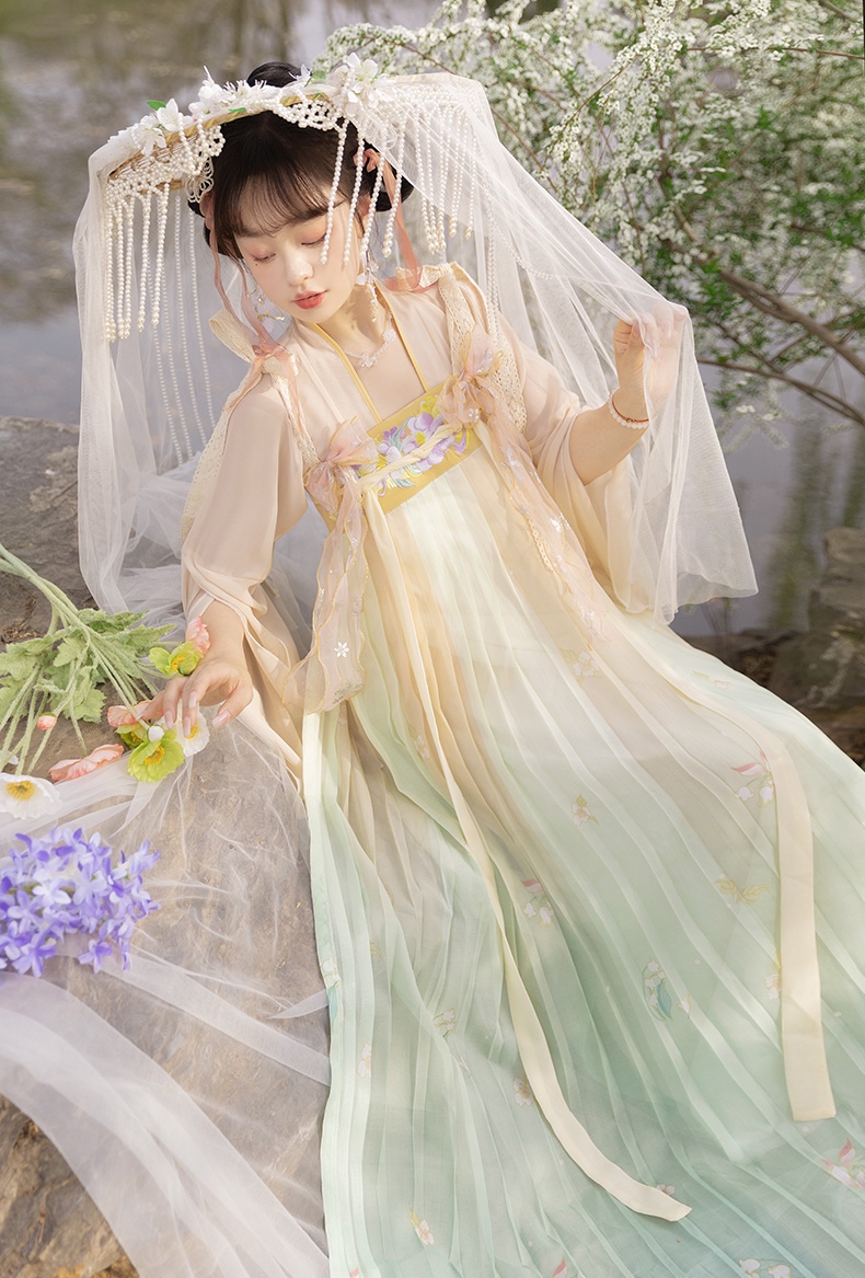 清欢纪汉服红莲业火男女款大袖衫红色m