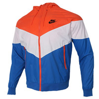 NIKE 耐克 Sportswear Windrunner 男子运动夹克 DC4113-841 橘色/灰色/蓝色 S
