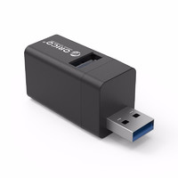 ORICO 奥睿科 USB3.0集线器 一分三 ABS 黑色