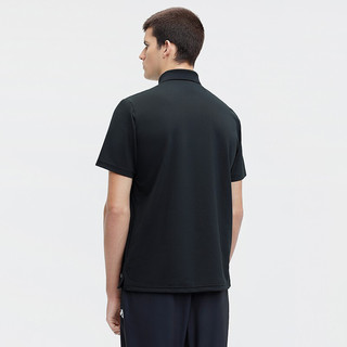 DESCENTE 迪桑特 男子POLO衫 D2291TPS91C-BK 黑色 XL