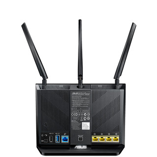 ASUS 华硕 RT-AC68U 双频1900M 家用千兆Mesh无线路由器 Wi-Fi 5 单个装 黑色