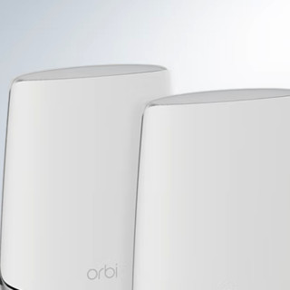 NETGEAR 美国网件 Orbi奥秘系列 Orbi RBK752 三频4200M 千兆Mesh无线分布式路由器 Wi-Fi 6 一母一子装 白色
