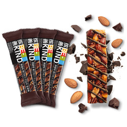 BE-KIND 缤善 黑咖啡黑巧克力巴旦木坚果能量棒 40g*12条