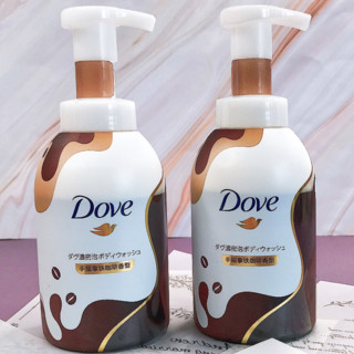 Dove 多芬 浓密沐浴泡泡 手摇拿铁咖啡香型 礼盒款 400ml*2