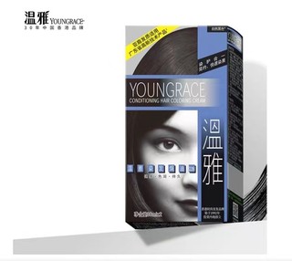 Youngrace 温雅 植物染发膏 自然黑30ml*2