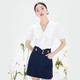 VERO MODA 2022春夏新款甜美淑女气质百搭泡泡袖短袖衬衫女