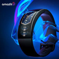 AMAZFIT 躍我 華米智能運動手表X3D曲面屏幕鈦合金機身心率血氧監測