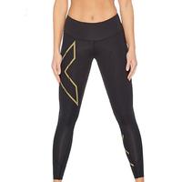 2XU Light Speed系列 女子紧身裤 WA6523b 黑色/金色 S