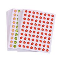 名马 儿童奖励贴纸 混装 小红花10张+比心10张 80枚/张*20张