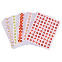 名马 儿童奖励贴纸 混装 小红花10张+小红旗10张+奖励款10张+大拇指10张+比心10张 80枚/张*50张