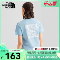 22春夏新款TheNorthFace北面户外短袖女蝴蝶透气圆领半袖T恤7WAV