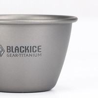 BLACKICE 黑冰 单层钛杯 Z7230G 灰色 375ml