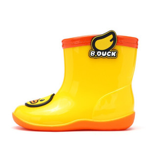 B.Duck BP100A9903 儿童雨鞋 黄色 26码