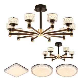 nvc lighting 雷士照明 丽影系列 轻奢吊灯套装