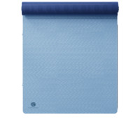 PIDEG 派度 瑜伽垫 PD-M1901 蓝灰 183*80*0.6cm 加宽版