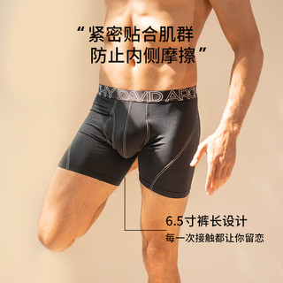 DAVID ARCHY 运动内裤男防磨裆透气健身速干加长跑步四角裤超跑内裤