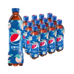 pepsi 百事 可乐 太汽系列 白桃乌龙 600ml*12瓶