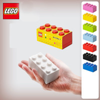 LEGO 乐高 正品 迷你收纳盒 8颗粒积木款 亮红色玩具男孩女孩