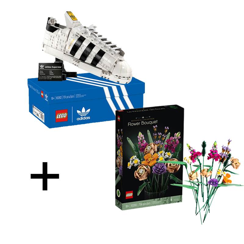 lego 乐高 10280 花束  10282 阿迪达斯