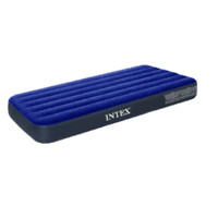 INTEX 充气床垫+家用泵 紫色 76*191*25cm