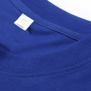 CLAW MONEY 男女款圆领短袖T恤 CS01479 蓝色 XL