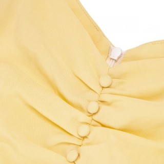 hotwind 热风 女士中款连衣裙 F19W0215 黄色 XL