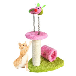 贝尼宠宠物玩具服饰_贝尼宠 猫玩具 自动逗猫玩具不倒翁磨爪可爱款 猫