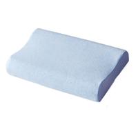 兰立方 舒适护颈记忆枕 蓝色 学生加长款 配保护内套+纯棉枕套