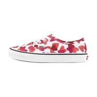 VANS 范斯 经典系列 Authentic 情人节限定款 中性运动帆布鞋 VN0A348A40Q 红色/白色 37