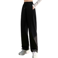 JEANSWEST 真维斯 女士休闲束脚裤 JR-13-251004 黑色 L