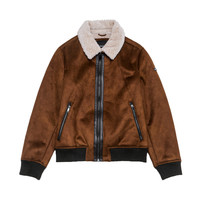 Donna Karan 唐纳·卡兰 男士夹克 DX9MS846 褐 S