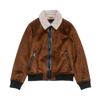 donnakaran唐纳卡兰男士夹克dx9ms846褐m