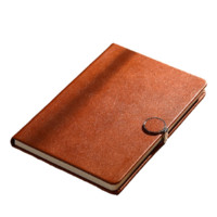 Muulee 木雷 600-BJB 纸质笔记本 A5 圆扣款 棕色 单本装