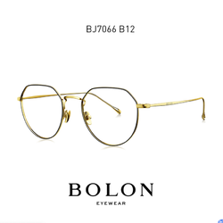 BOLON 暴龙 BJ7066 光学镜新款金属不规则眼镜框架