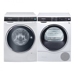 SIEMENS 西门子 iQ500干衣机WT47U6H00W+超氧滚筒洗衣机WG54C3B0HW套装
