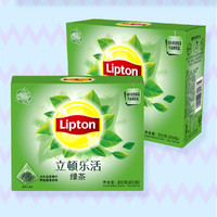 Lipton 立顿 乐活绿茶茶叶绿茶袋泡茶包40包