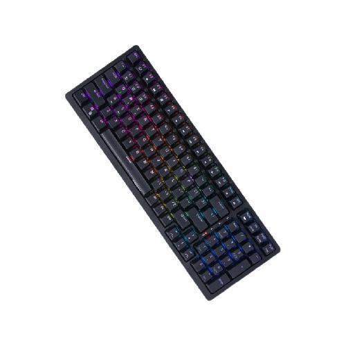 ROYAL KLUDGE RK98 100键 2.4G蓝牙 多模无线机械键盘 黑色 国产茶轴 RGB