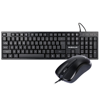 大水牛（BUBALUS）C2有线键盘鼠标套装家用办公台式电脑笔记本键鼠USB口 C2