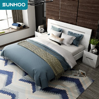 SUNHOO 双虎-全屋家具 16H1 经济型收纳床 组装式架子床 150*200cm
