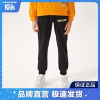 SKECHERS 斯凯奇 新款男童针织长裤束脚长裤儿童休闲裤运动裤L321B044