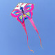梦泡 长尾蝴蝶2.2米三角风筝 100米线+线板