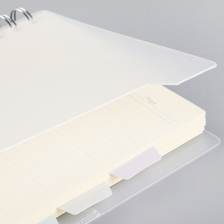 文谷 PPXQ09-4 B5线圈笔记本 方格 透明 单本装