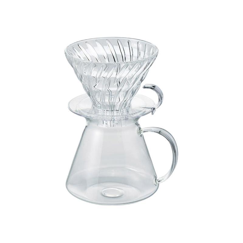 HARIO V60系列 S-VGBK-02-T 手冲咖啡套装 600ml 透明