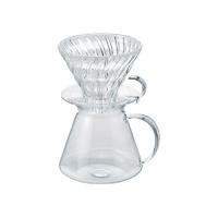 家装季：HARIO V60系列 S-VGBK-02-T 手冲咖啡套装 600ml 透明