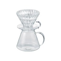 HARIO V60系列 S-VGBK-02-T 手冲咖啡套装 600ml 透明