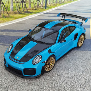 AUTOart 奥图亚 1:18 保时捷911 (991.2) GT2 RS 汽车模型 78172 黄色