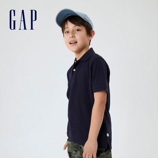 88VIP：Gap 盖璞 男童纯棉POLO领短袖T恤