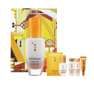 Sulwhasoo 雪花秀 护肤礼盒装 (润致焕活精华肌底液60ml+15ml+面膜23g+滋盈生人参参凝水15ml+焕颜乳15ml+赋活紧致眼霜3ml)