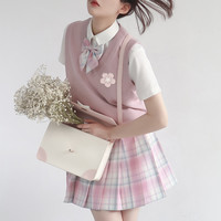 ZONPER 中牌 桃醉 JK制服 百褶格裙