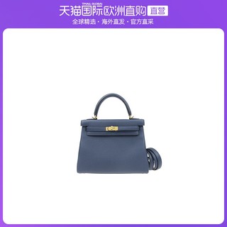 HERMÈS 爱马仕 KELLY 25女士手提包 KELLY25G-PRUSSE-GO